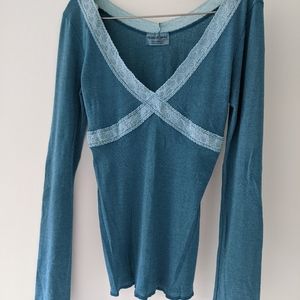 Michael stars turquoise top